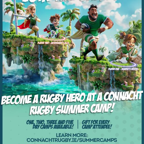 𝘽𝙚𝙘𝙤𝙢𝙚 𝙖 𝙧𝙪𝙜𝙗𝙮 𝙝𝙚𝙧𝙤!🦸‍♀️🦸‍♂️
 
Connacht Rugby are once again proud to partner with @totalhealthpharmacygroup to launch the 2024 Connacht Rugby Summer Camps! 🏉
 
Join us for action-packed summer days filled with fun activities, skill-building drills and teamwork exercises.
 
Dates, pricing and purchase information available at connachtrugby.ie/summercamps

#ConnachtRugby