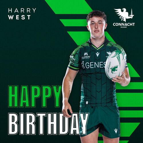 Have a good one Westy! 🥳

Happy Birthday to the Mayo man from Ballina!🎂

#ConnachtRugby