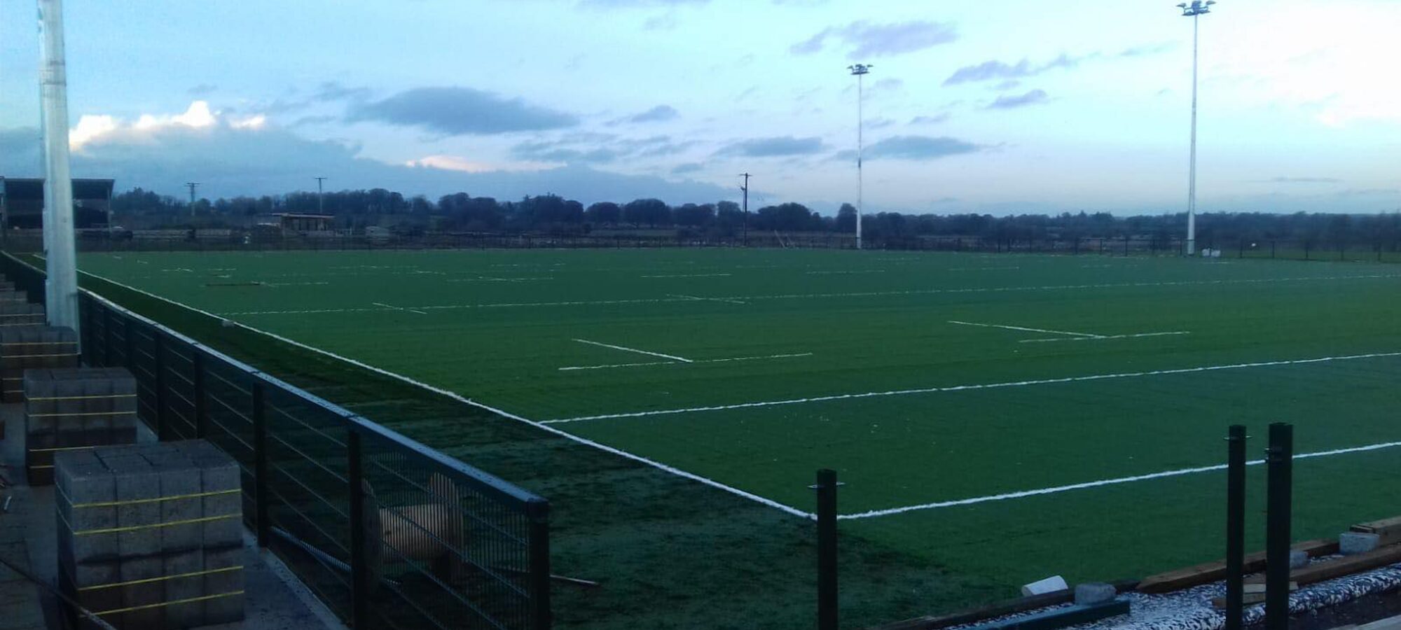 PIC: New 3G pitch at Creggs RFC begins to take shape
