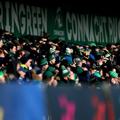 Connacht fans in the Clan Terrace 2/3/2019